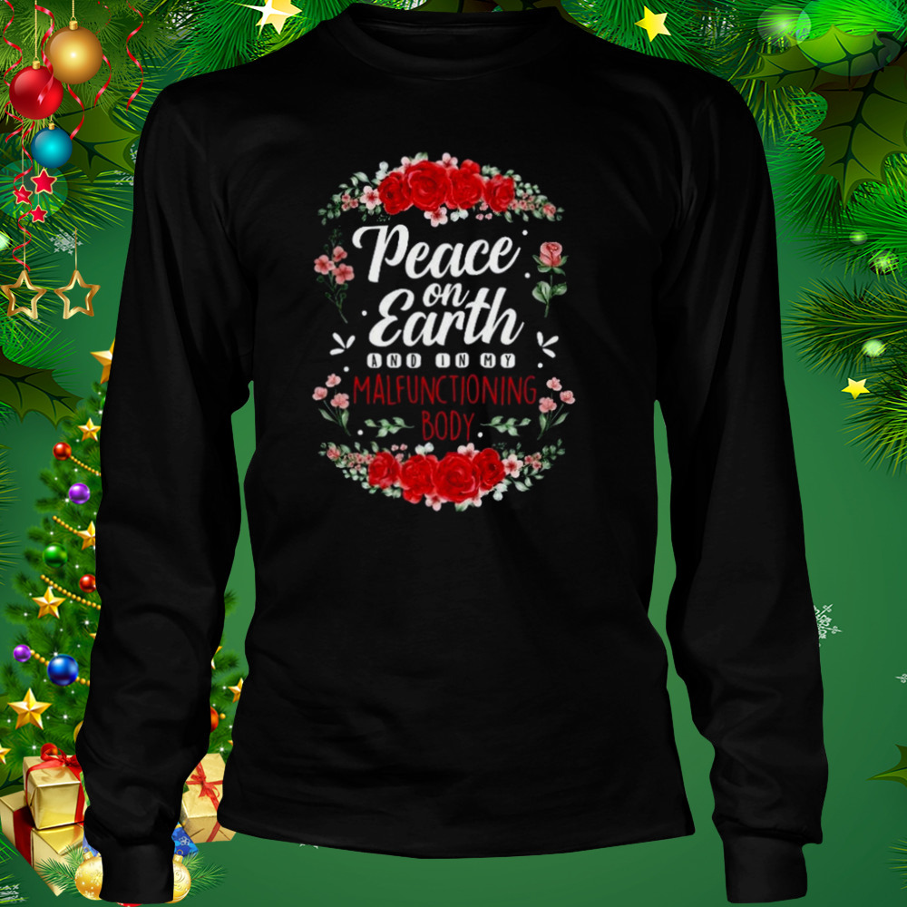 Peace Flowers Shirt 3 Longsleeve tshirt