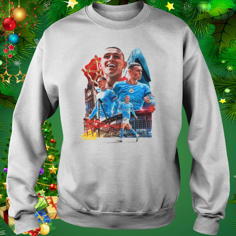 Phil Foden Collage Design shirt 4 Sweat shirt