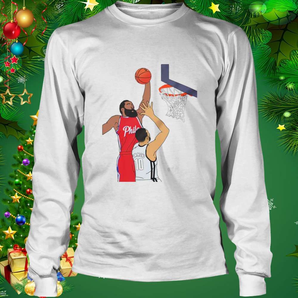 Philadelphia 76ers James Harden shirt 3 Longsleeve shirt