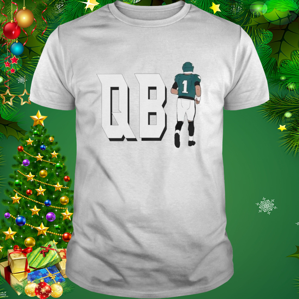 Philadelphia Eagles QB1 Jalen Hurts shirt 1 Unisex shirt