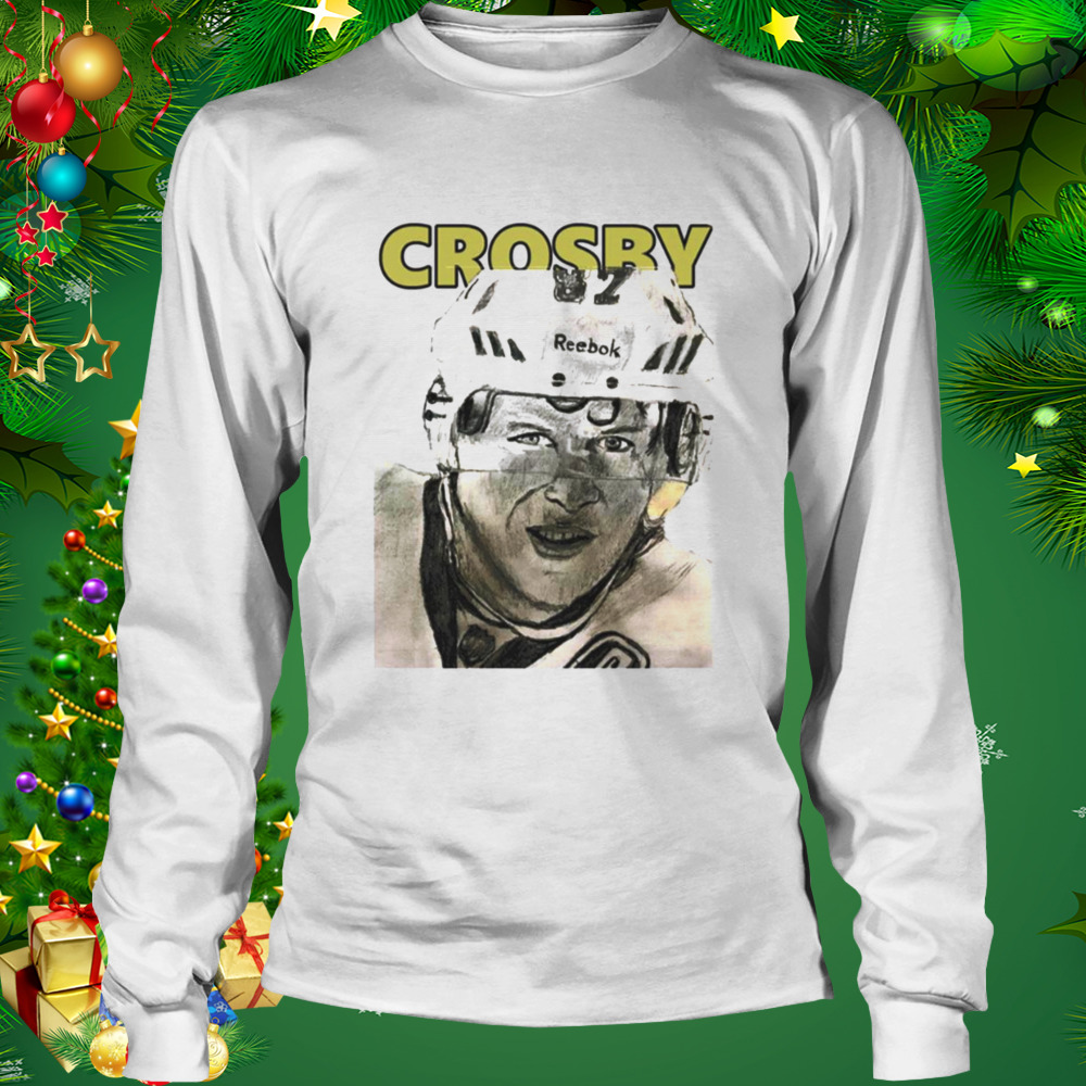 Pittsburgh Legend Sidney Crosby Ice Hockey shirt 3 Longsleeve shirt