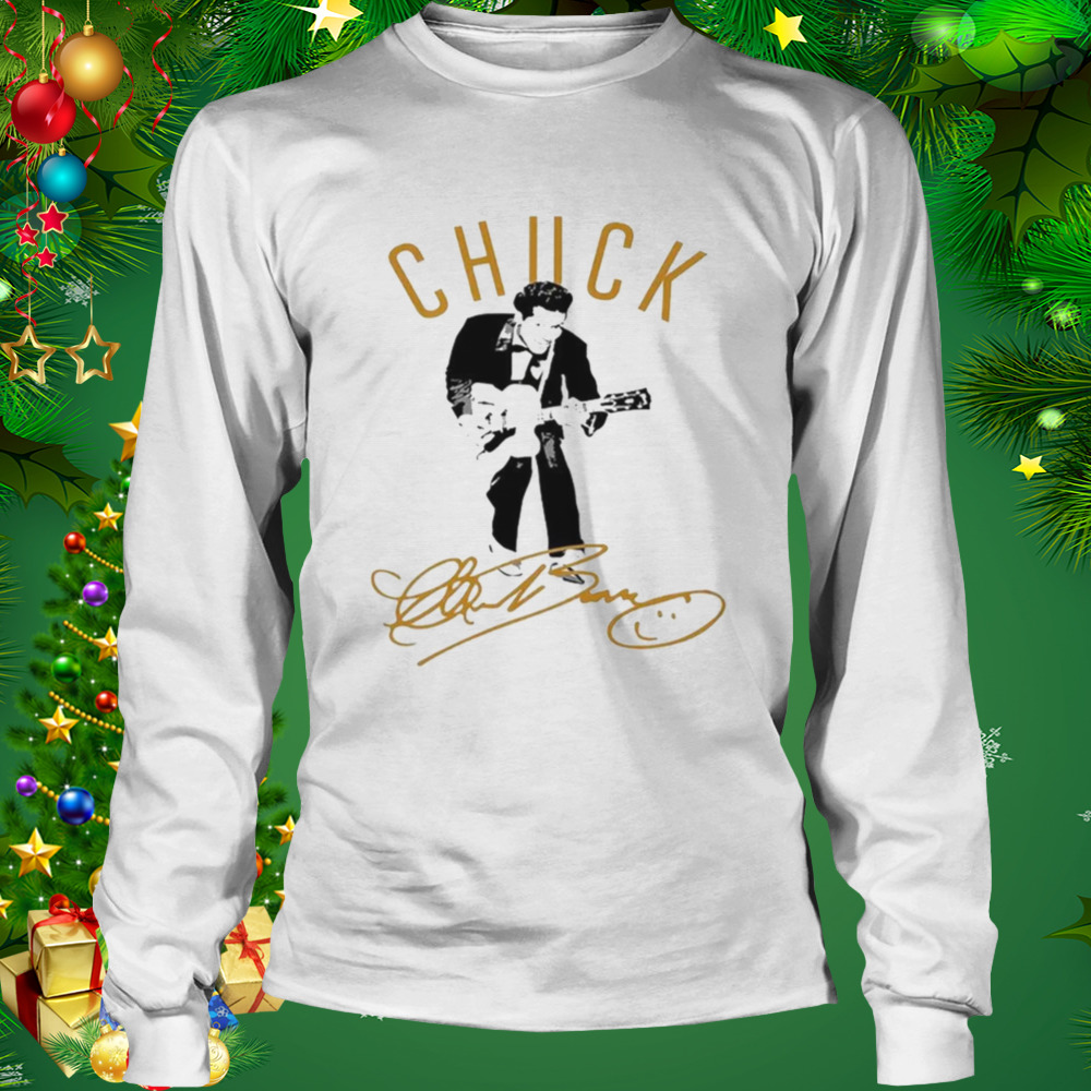 Retro Signature Design Chuck Berry shirt 3 Longsleeve shirt