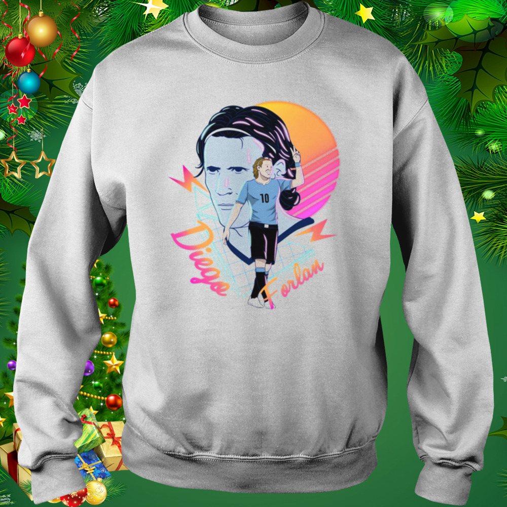 Retro Sunset Design Diego Forlan Football shirt 4 Sweat shirt