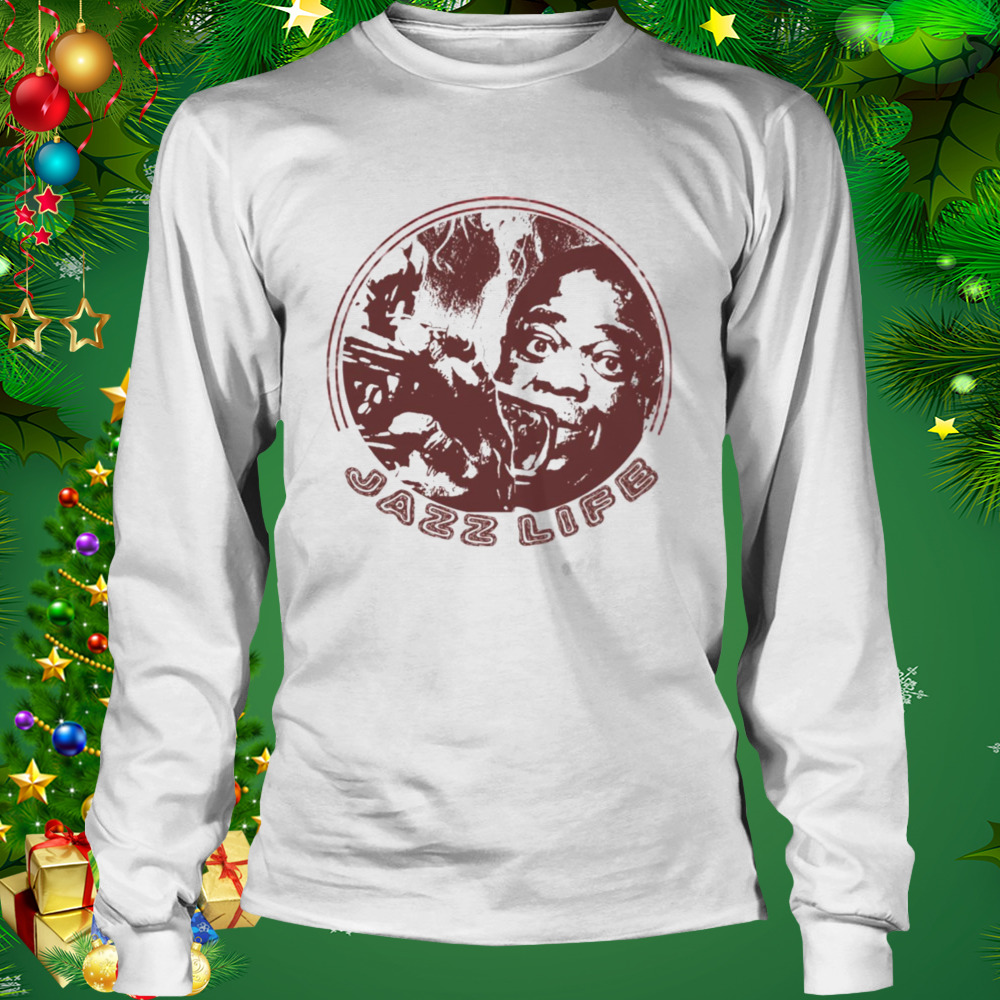 Retro The Jazz Life Louis Armstrong shirt 3 Longsleeve shirt