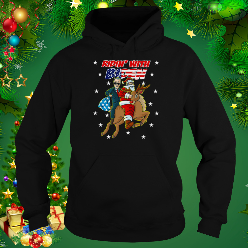 Ridin’ With Biden Christmas Joe Biden Santa Democratic Party shirt 5 Hoodie tshirt