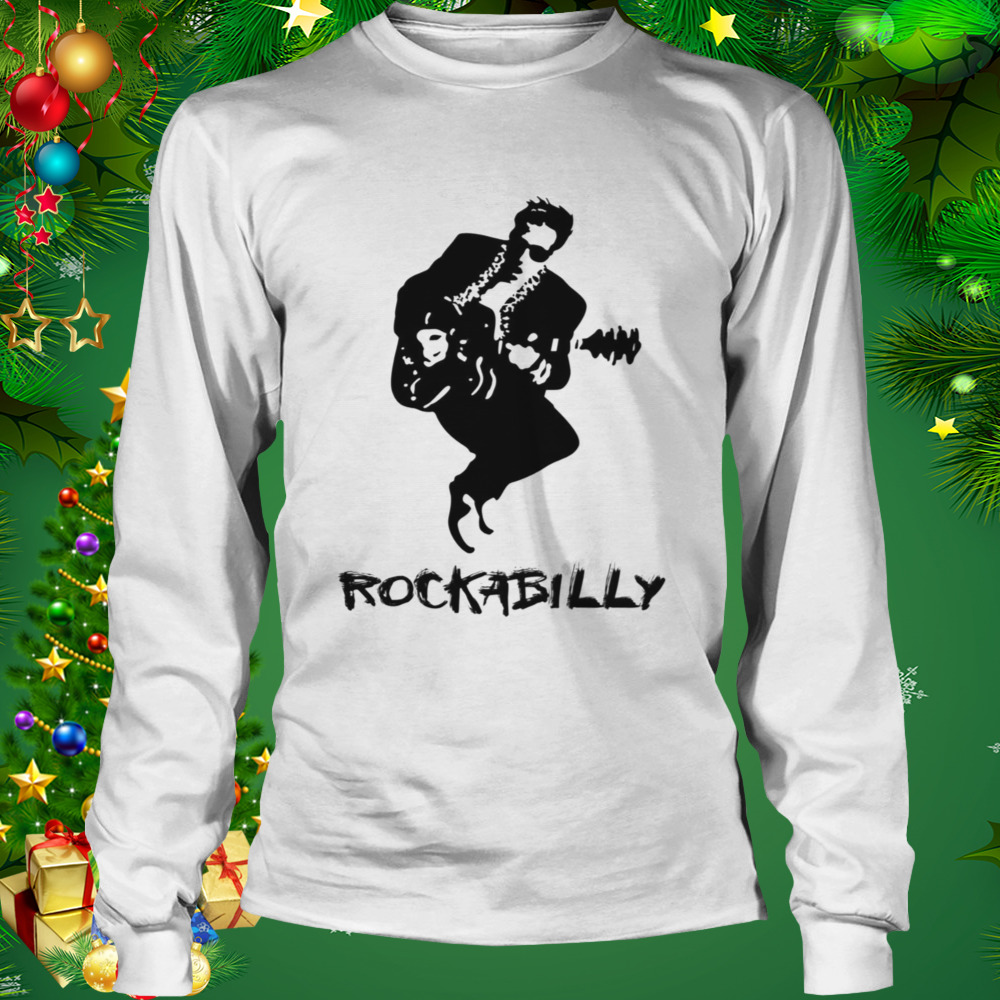 Rockabilly Guitarist Chuck Berry Black shirt 3 Longsleeve shirt
