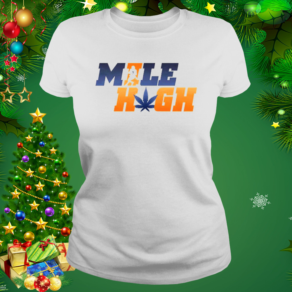 Russell Wilson Mile High Gunslinger Denver Broncos QB NFL Football shirt 2 Women's shirt