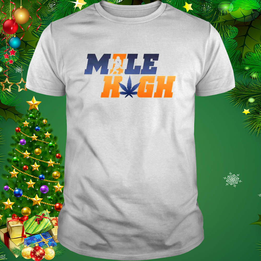 Russell Wilson Mile High Gunslinger Denver Broncos QB NFL Football shirt 1 Unisex shirt