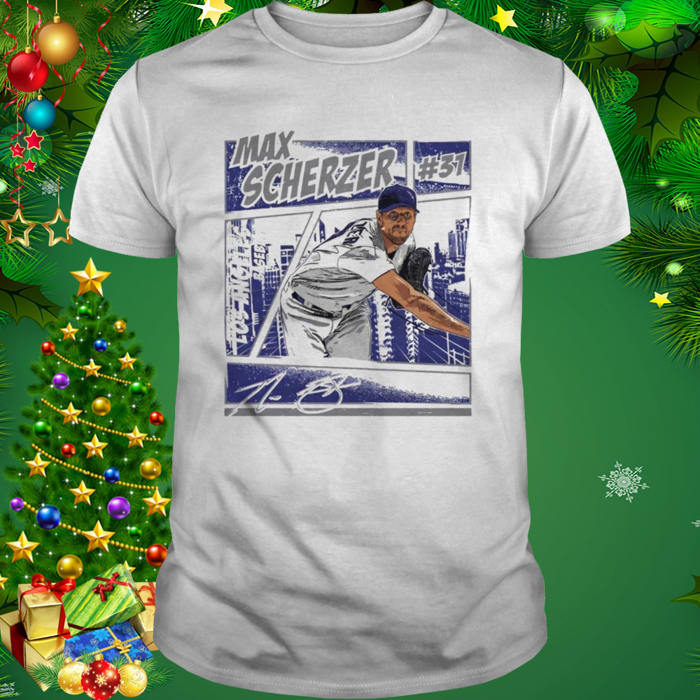 Signature Design Max Scherzer Retro Baseball shirt 1 Unisex shirt