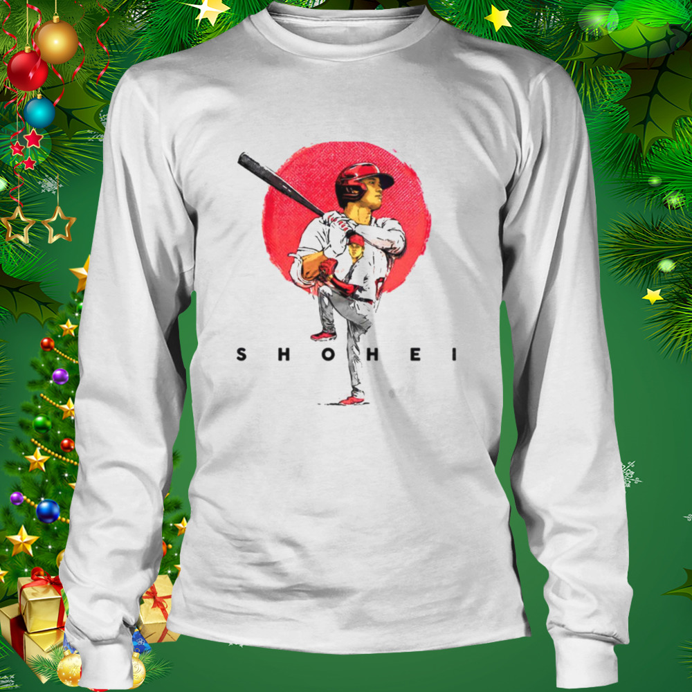 Sunset Design Shohei Ohtani Baseball shirt 3 Longsleeve shirt