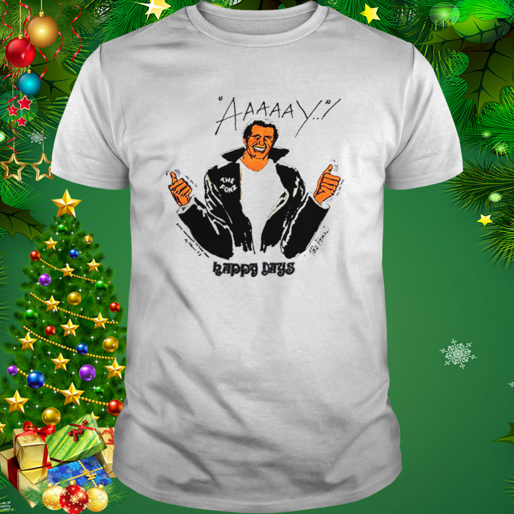 The Fonz Happy Days shirt 1 Unisex shirt