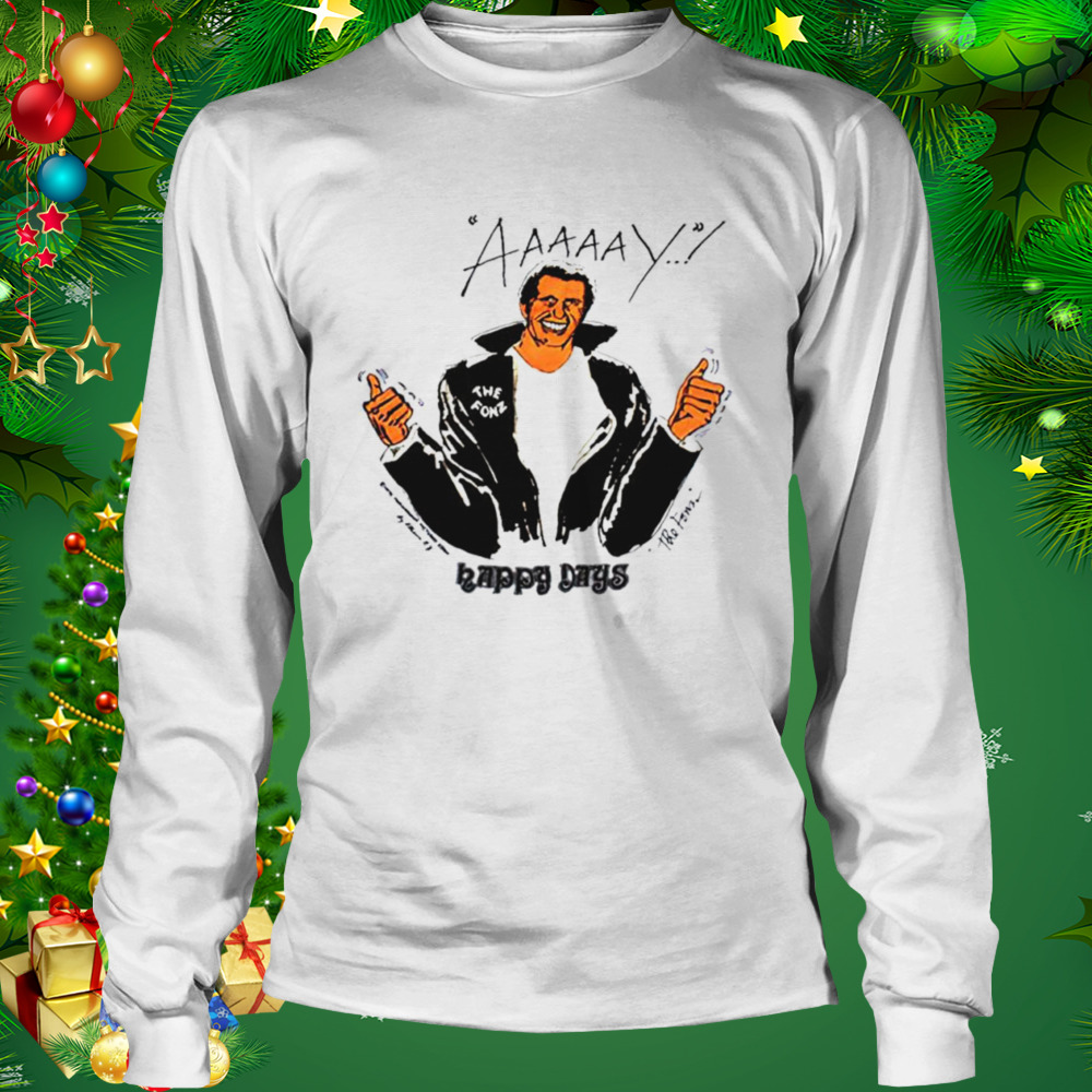 The Fonz Happy Days shirt 3 Longsleeve shirt