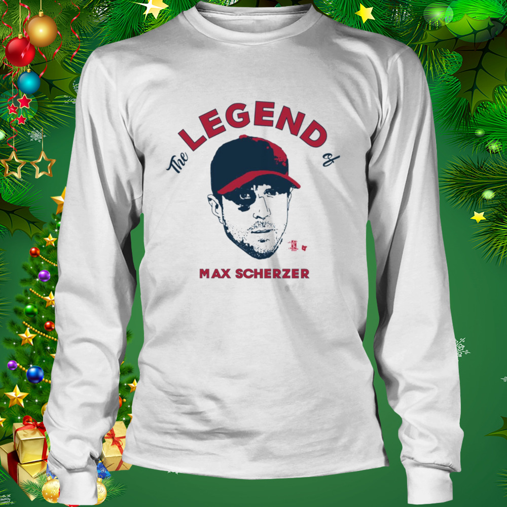 The Legend Of Baseball Max Scherzer shirt 3 Longsleeve shirt