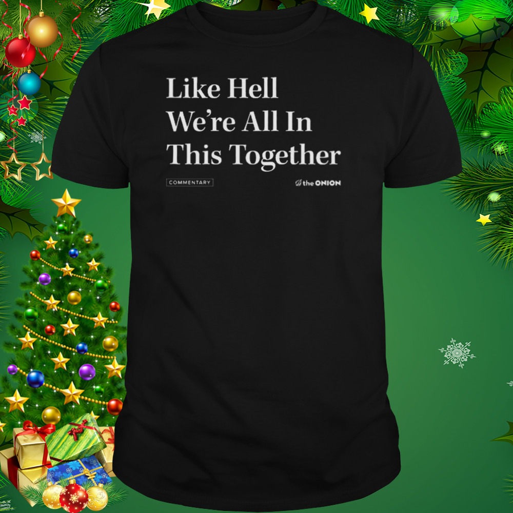 The onion like hell vintage shirt 1 Unisex tshirt