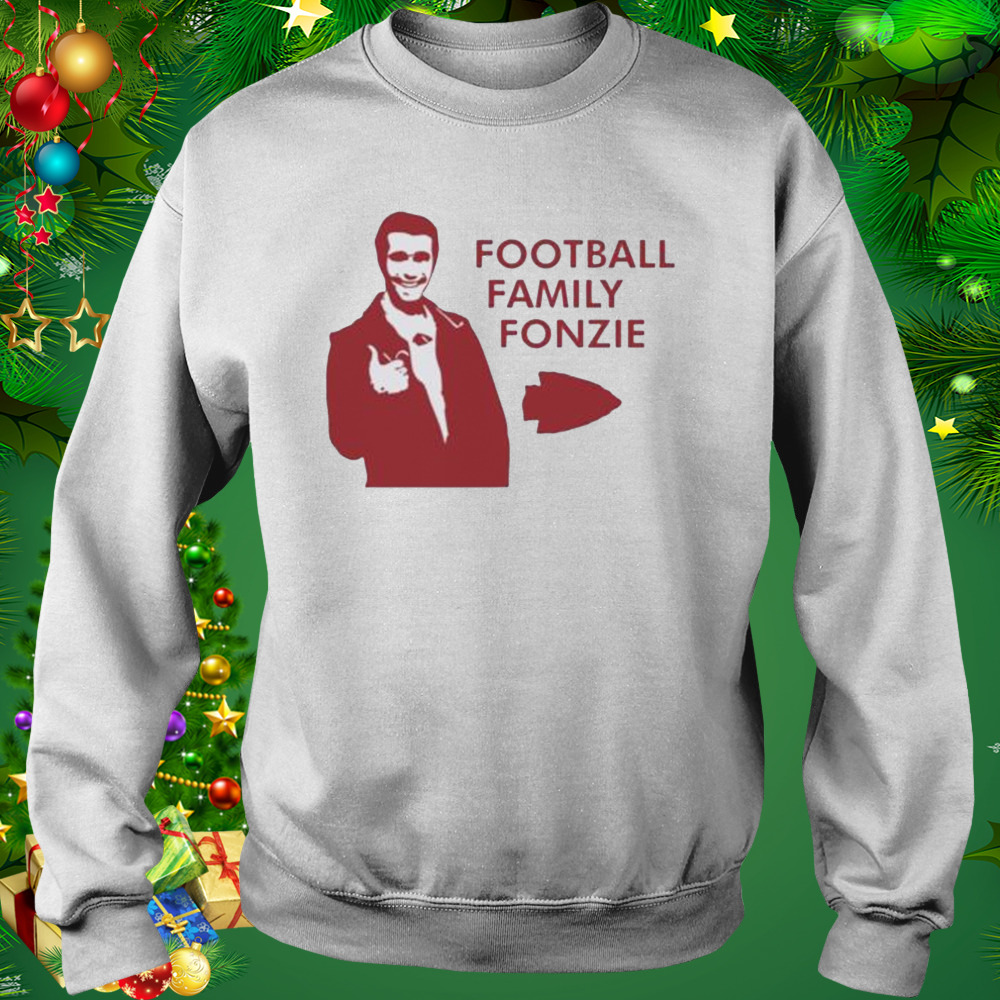 Travis Kelce Football family fonzie shirt 4 Sweat shirt