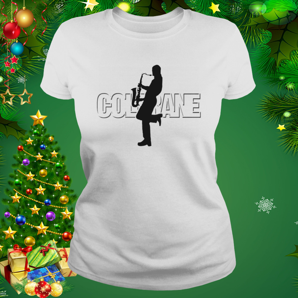 Typographic Design John Coltrane Jazz Music shirt 2 Women's shirt
