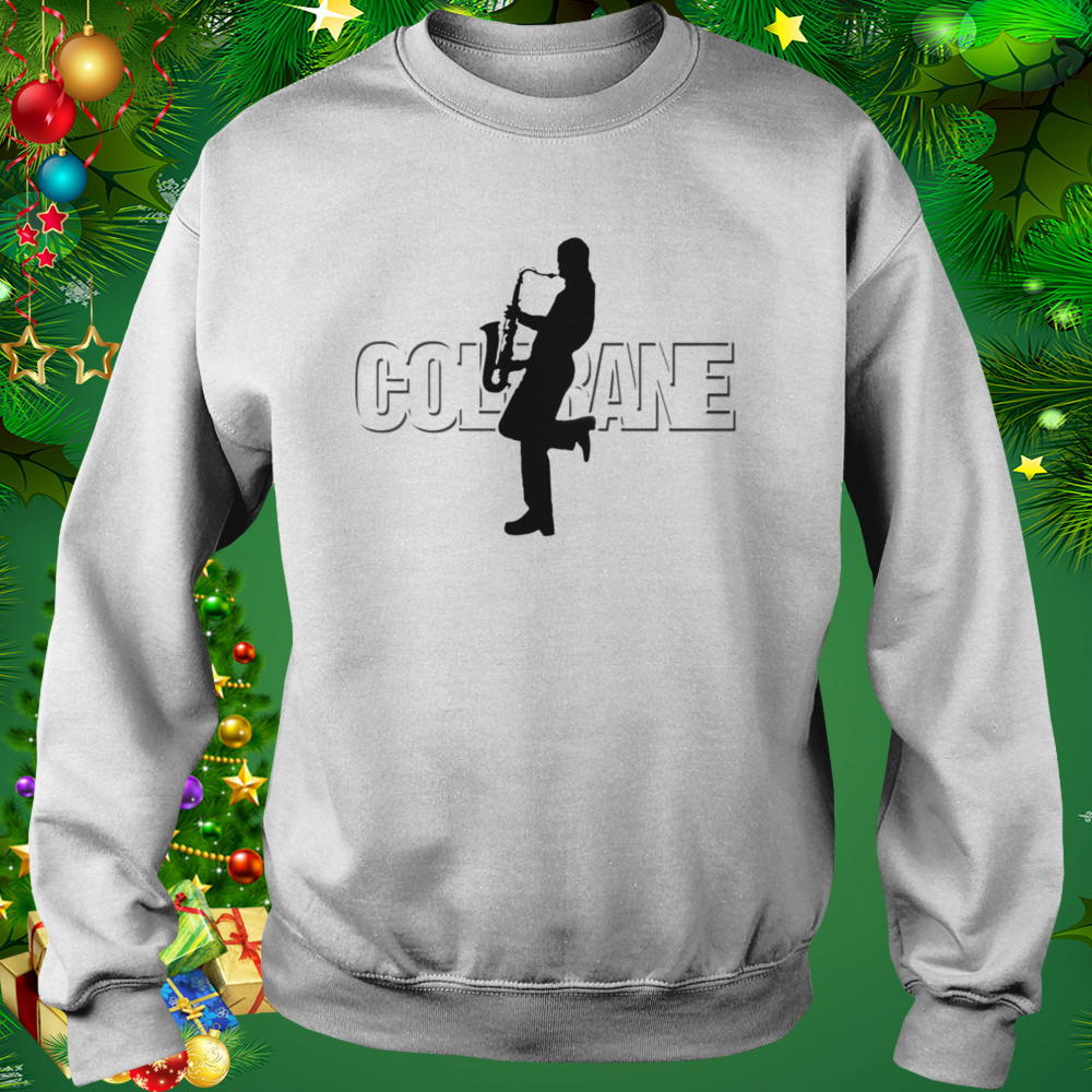 Typographic Design John Coltrane Jazz Music shirt 4 Sweat shirt