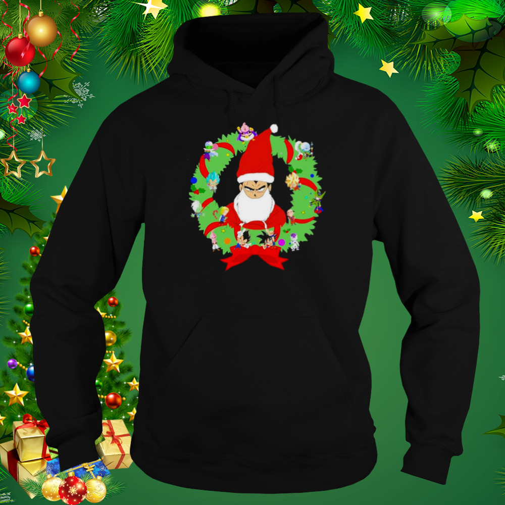 Xmas vegeta Goku design dragon ball t-shirt 5 Hoodie tshirt