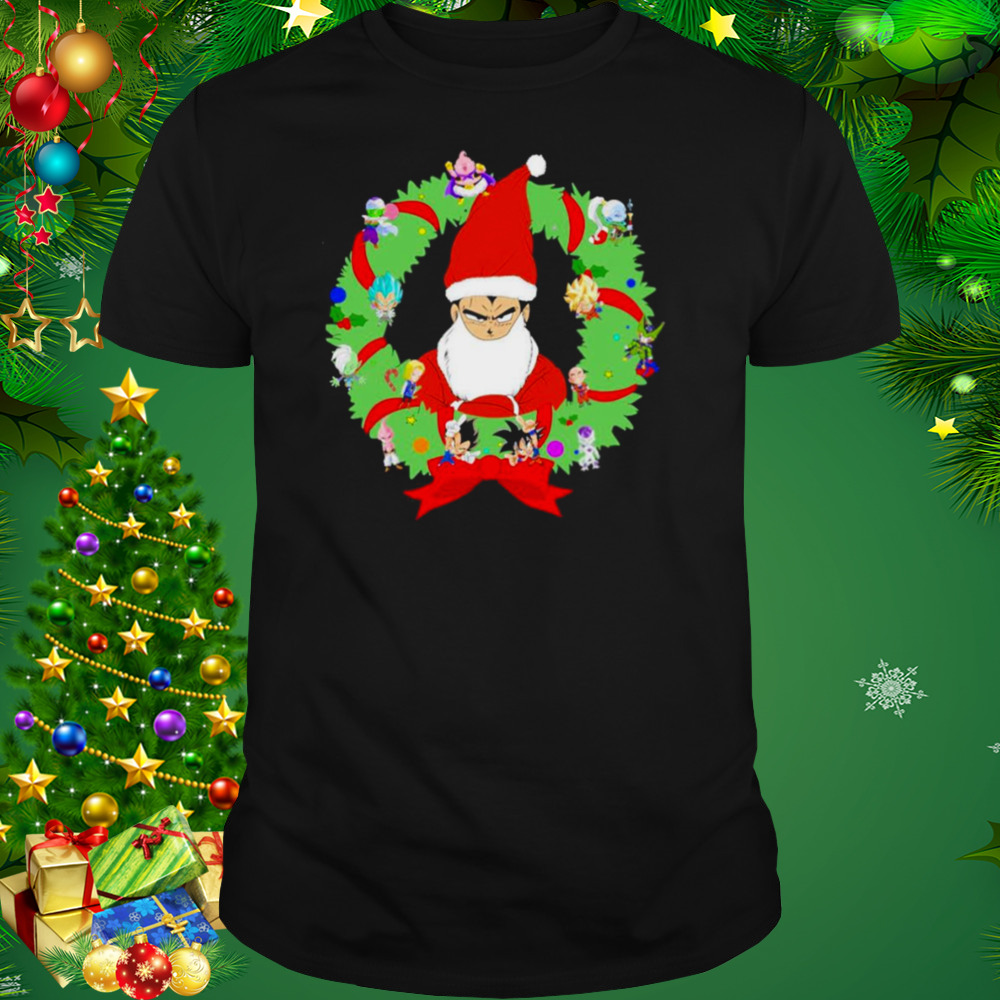 Xmas vegeta Goku design dragon ball t-shirt 1 Unisex tshirt