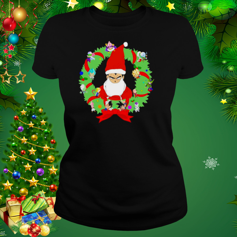 Xmas vegeta Goku design dragon ball t-shirt 2 Women's tshirt