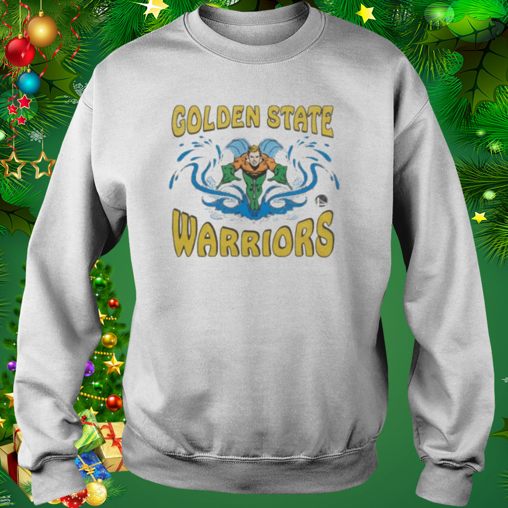 dC Comics Aquaman x Golden State Warriors shirt 4 Sweat shirt