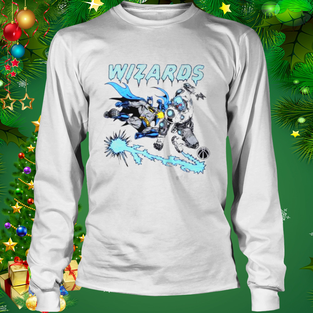 dC Comics Batman And Mr Freeze x Washington Wizards shirt 3 Longsleeve shirt