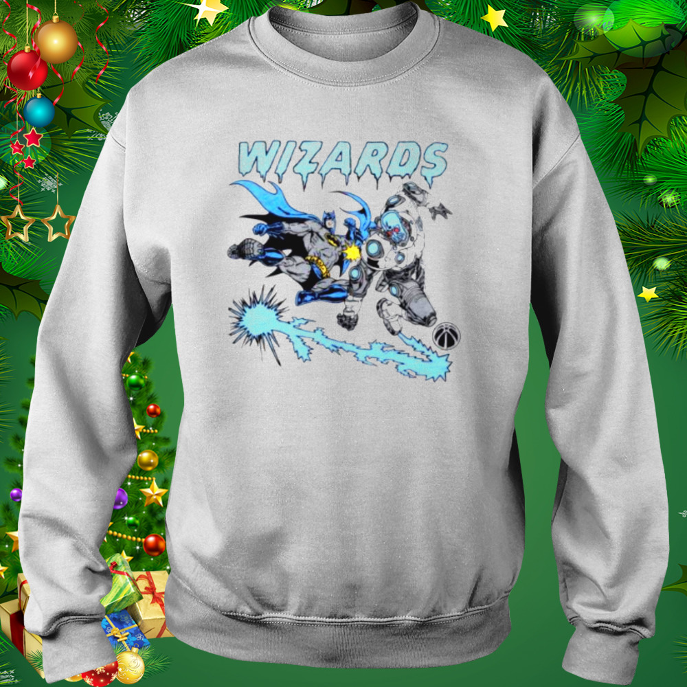 dC Comics Batman And Mr Freeze x Washington Wizards shirt 4 Sweat shirt