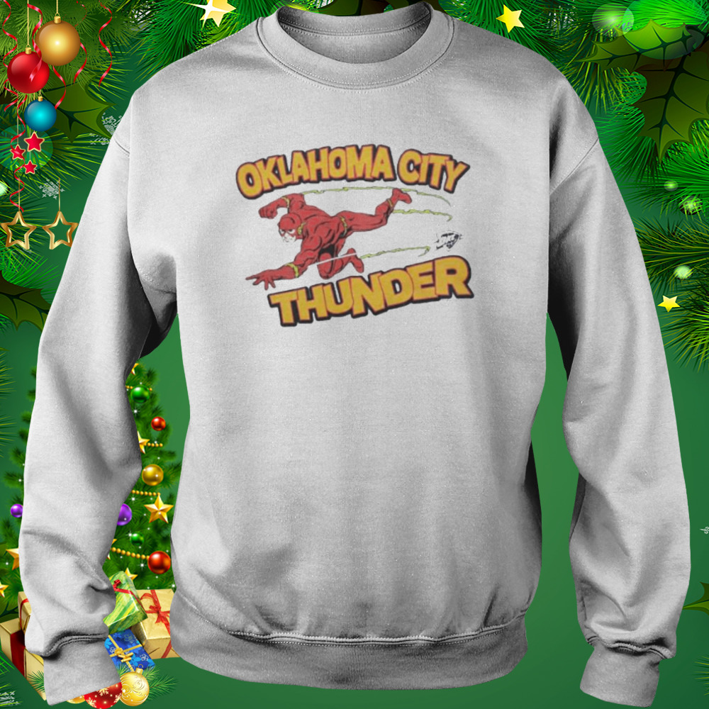 dC Comics The Flash x Oklahoma City Thunder shirt 4 Sweat shirt