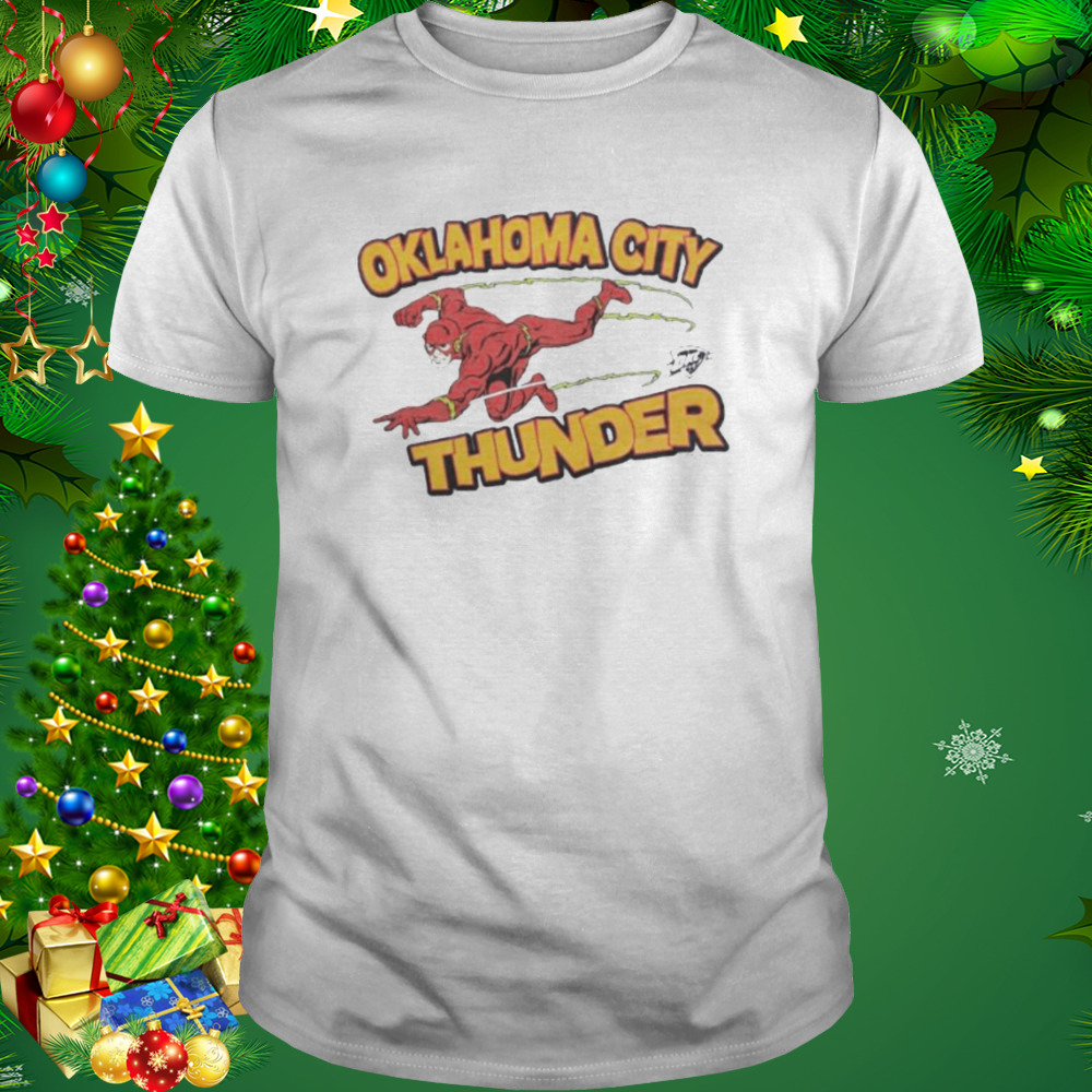 dC Comics The Flash x Oklahoma City Thunder shirt 1 Unisex shirt