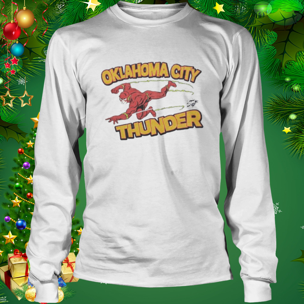 dC Comics The Flash x Oklahoma City Thunder shirt 3 Longsleeve shirt