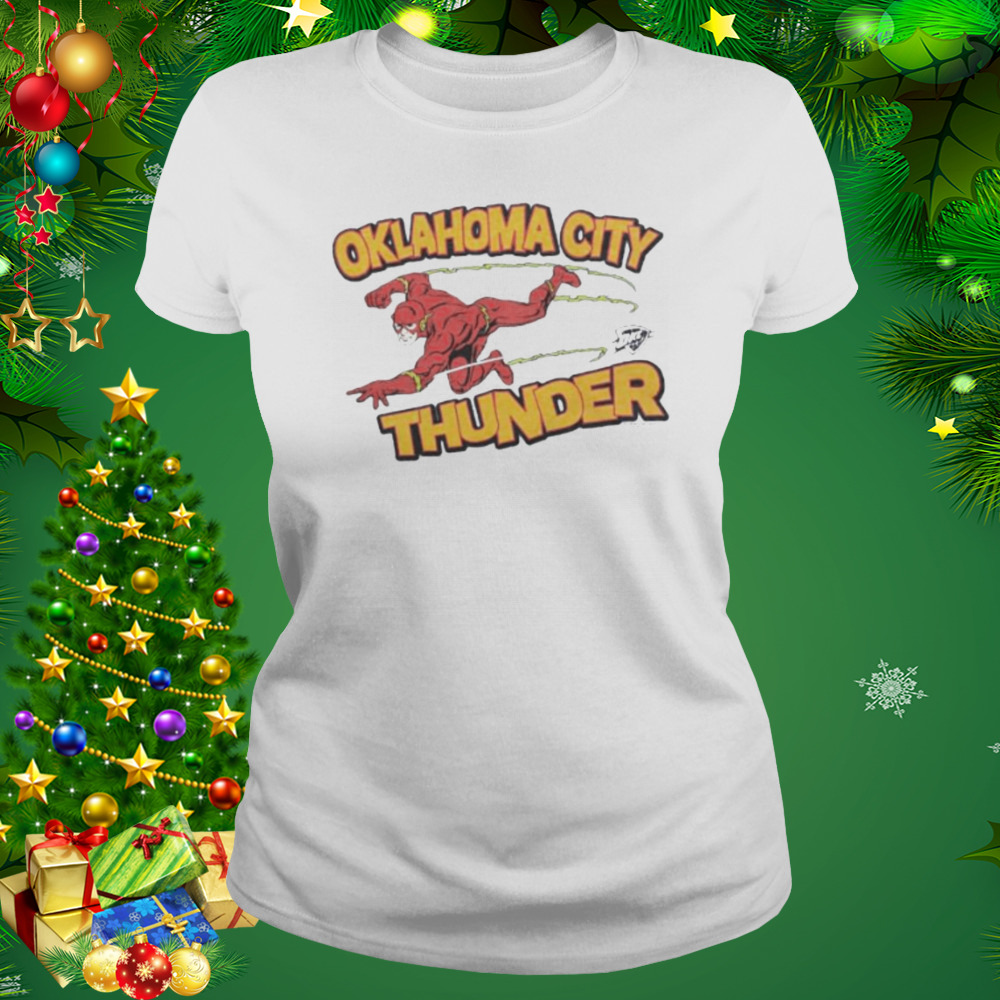 dC Comics The Flash x Oklahoma City Thunder shirt 2 Women's shirt