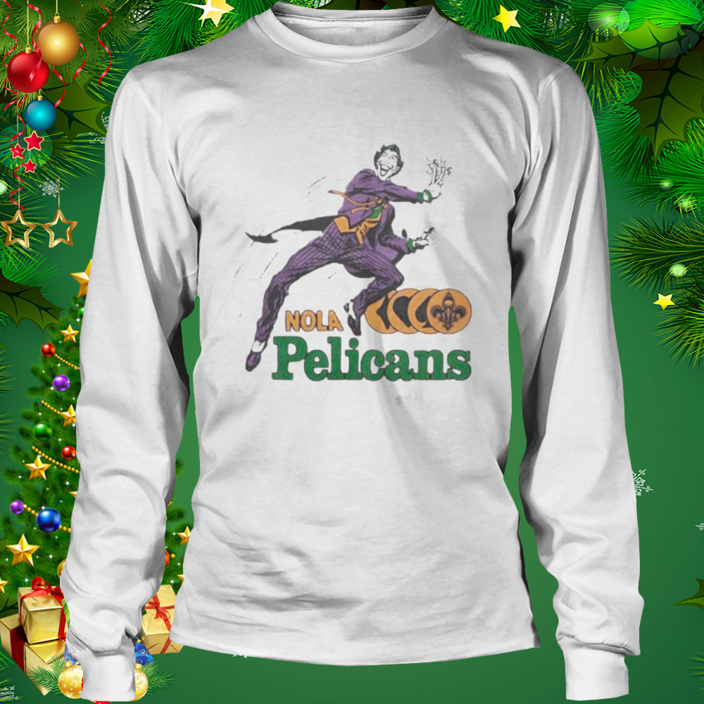 dC Comics The Joker x New Orleans Pelicans shirt 3 Longsleeve shirt