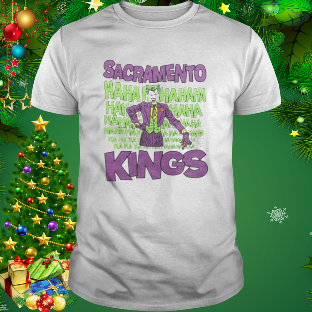 dC Comics The Joker x Sacramento Kings shirt 1 Unisex shirt
