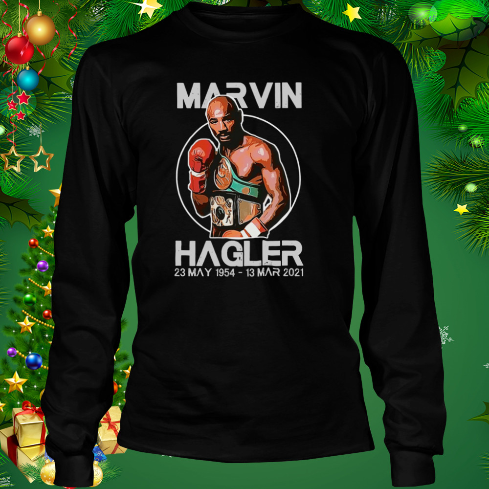 2021 Design Marvin Hagler 8 shirt 3 Longsleeve tshirt