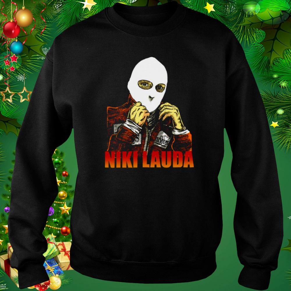 90s Design Niki Lauda Mask Icon shirt 4 Sweat tshirt