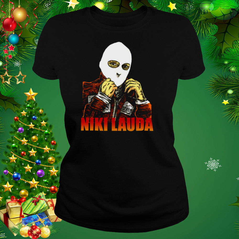 90s Design Niki Lauda Mask Icon shirt 2 Women's tshirt