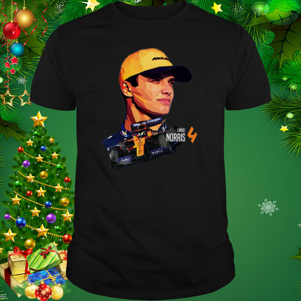 Aesthetic Design F1 Pro Lando Norris Low Poly V2 shirt 1 Unisex tshirt