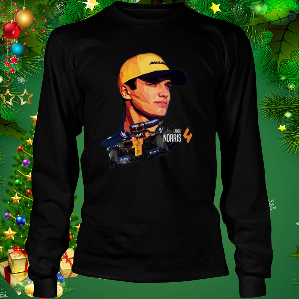 Aesthetic Design F1 Pro Lando Norris Low Poly V2 shirt 3 Longsleeve tshirt
