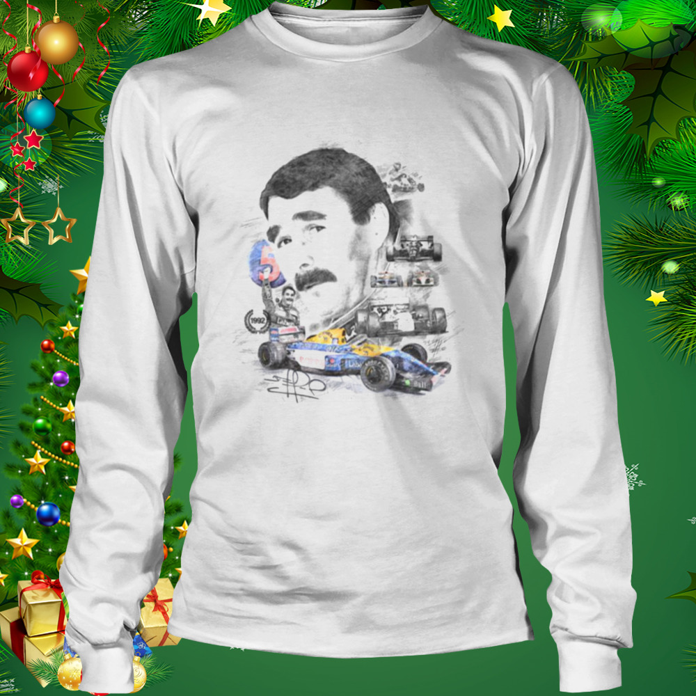 Aesthetic Portrait The Legend Nigel Mansell shirt 3 Longsleeve shirt
