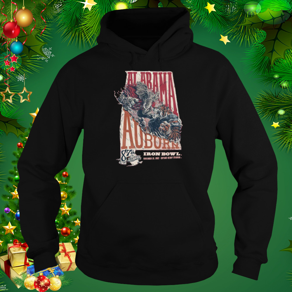 Alabama Vs Auburn 87th Meeting Iron Bowl 2022 Bryant Denny Stadium Shirt 5 Hoodie tshirt