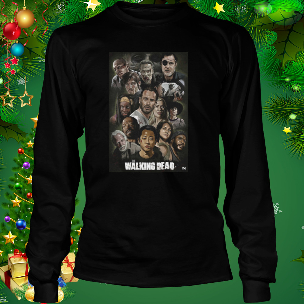 All The Cast From Season 1 The Walking Dead Design shirt 3 Longsleeve tshirt