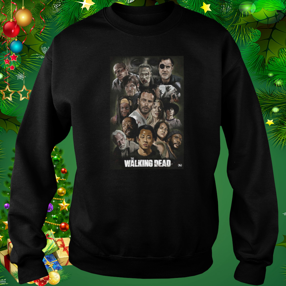 All The Cast From Season 1 The Walking Dead Design shirt 4 Sweat tshirt