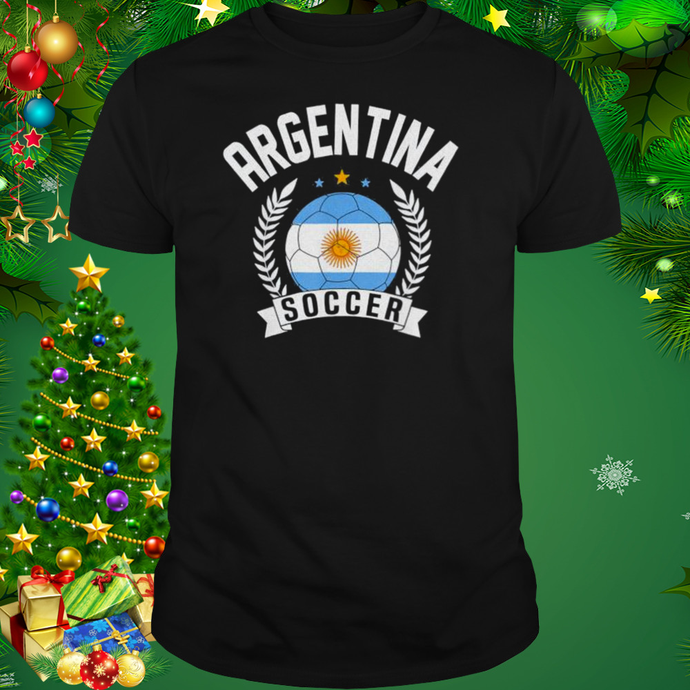 Argentina Soccer Support Team Argentinian Flag,World Cup 2022 T-Shirt