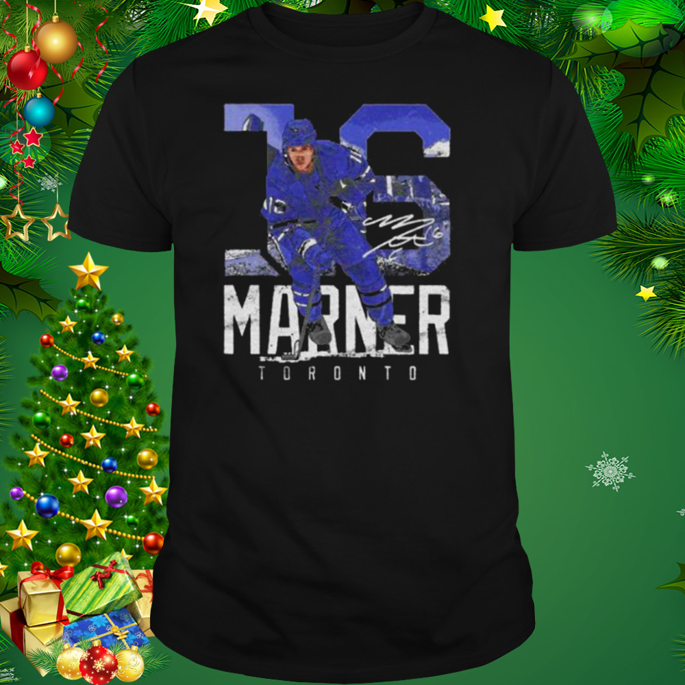 Awesome mitch Marner Toronto Maple Leafs number 16 landmark shirt 1 Unisex tshirt