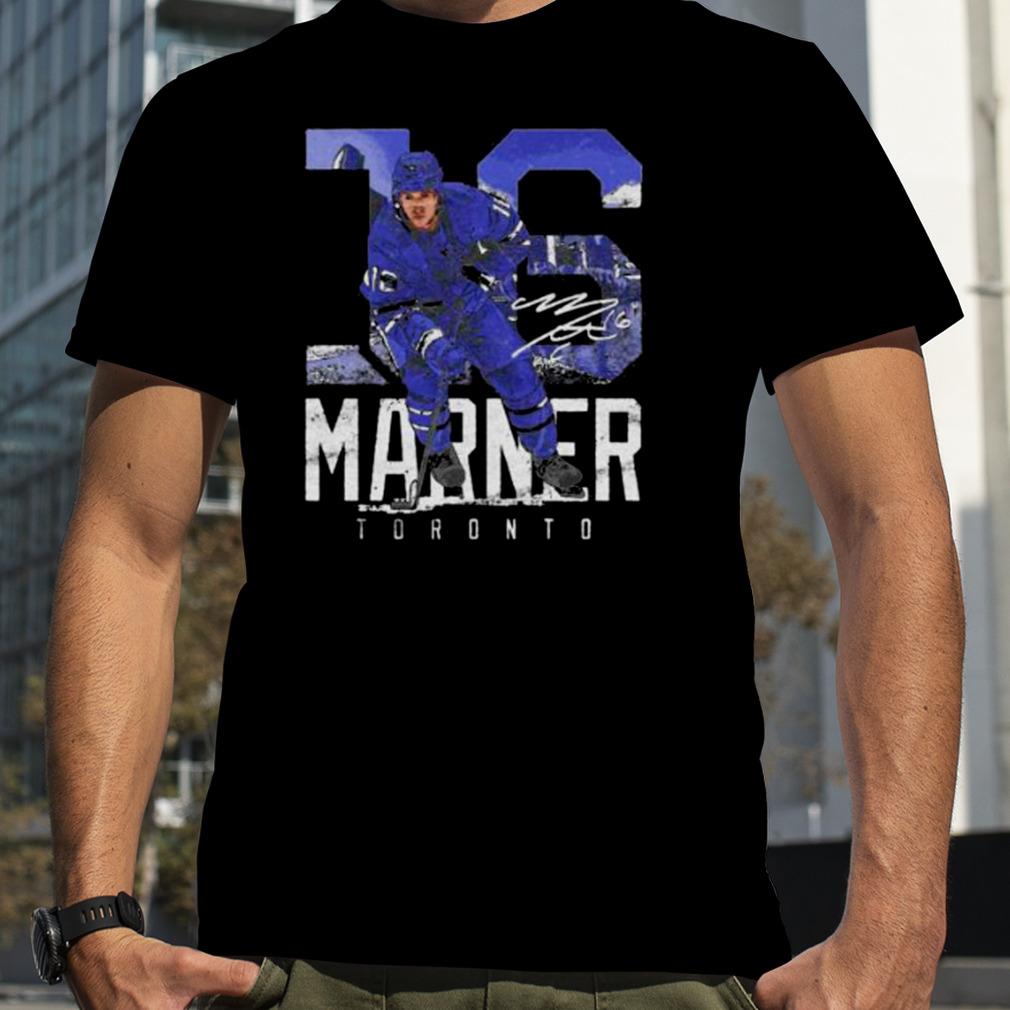 Awesome mitch Marner Toronto Maple Leafs number 16 landmark shirt