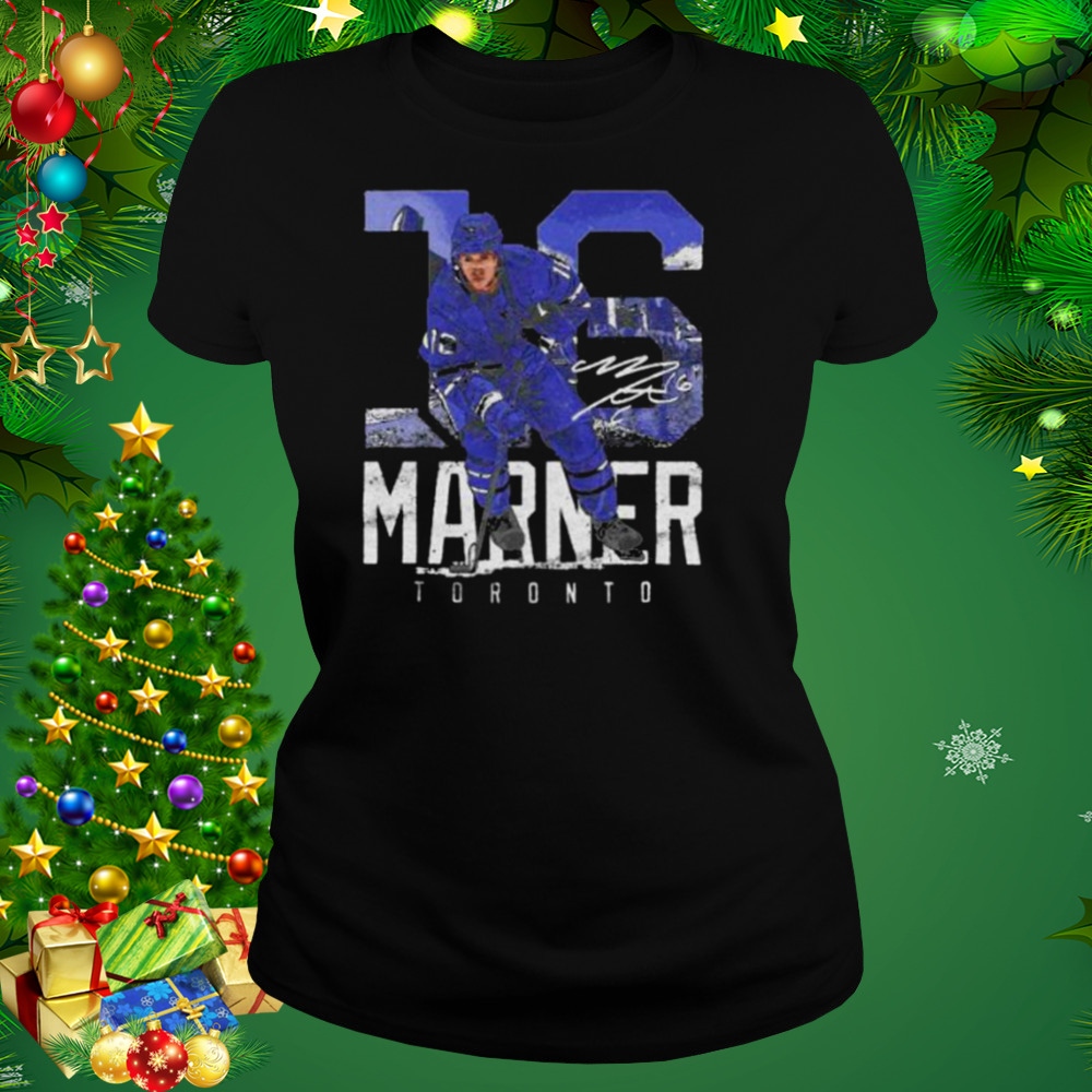 Awesome mitch Marner Toronto Maple Leafs number 16 landmark shirt 2 Women's tshirt