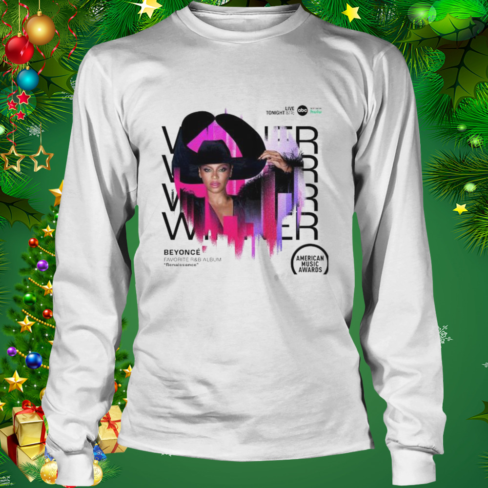Beyonce wins amas award favorite r&b album renaissance shirt 3 Longsleeve shirt