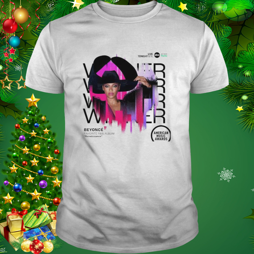Beyonce wins amas award favorite r&b album renaissance shirt 1 Unisex shirt