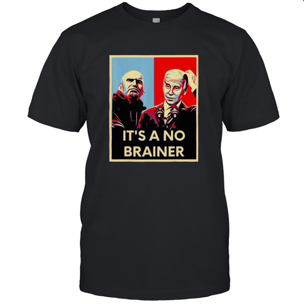 Biden Fetterman 2024 It’s a No Brainer Trump Xmas Political T-Shirt