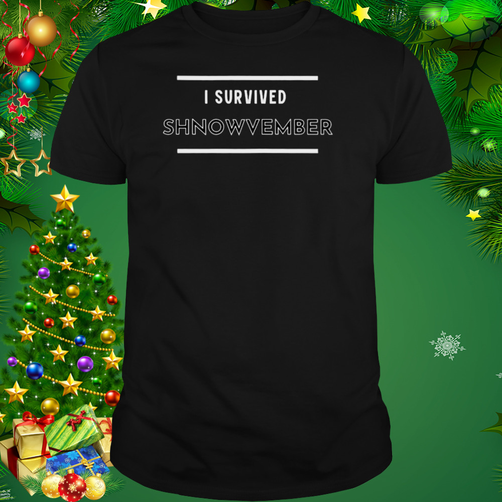 Buffalo Bills I Survived Shnowvember Shirt 1 Unisex tshirt